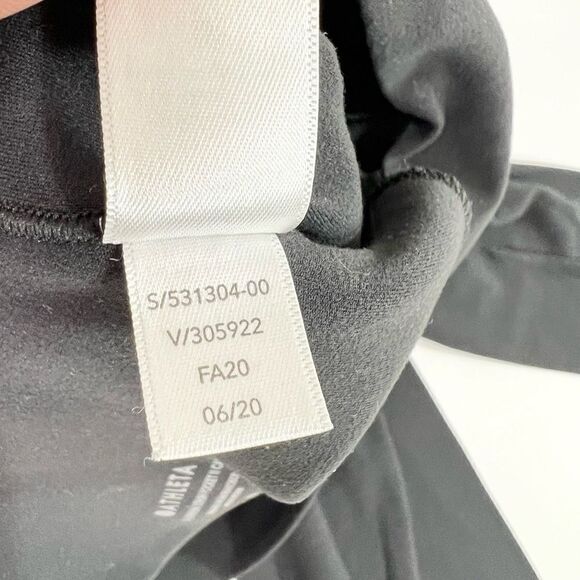 Athleta Capri Pants Women's SP Black Pullover High Rise Wide Waist Ankle Length - Picture 8 of 11